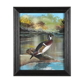 Duane Raver Jr. (NC, 1927-2022), Standing Wood Duck