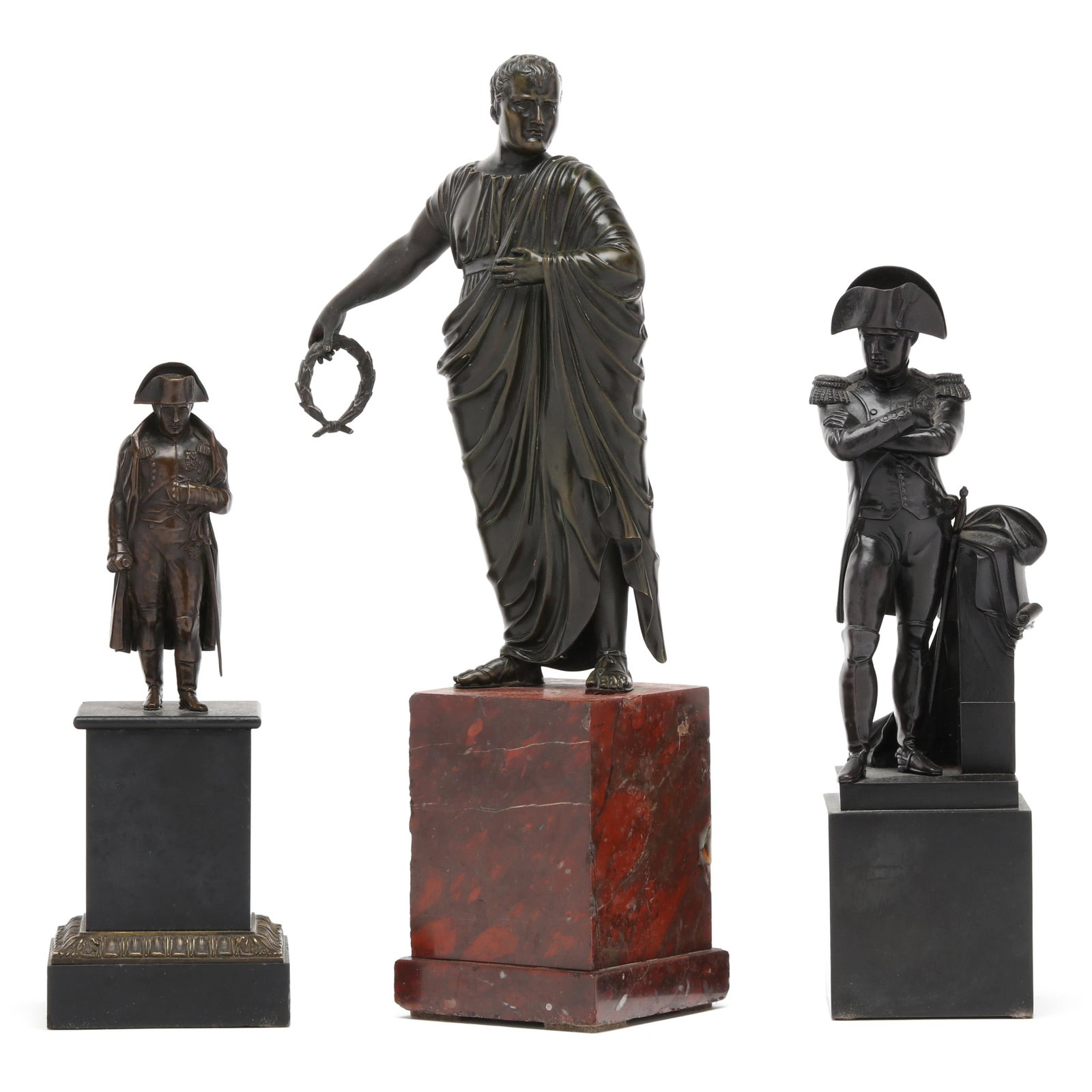 Three Grand Tour Bronze Napoleon Statuettes (1 of 11)