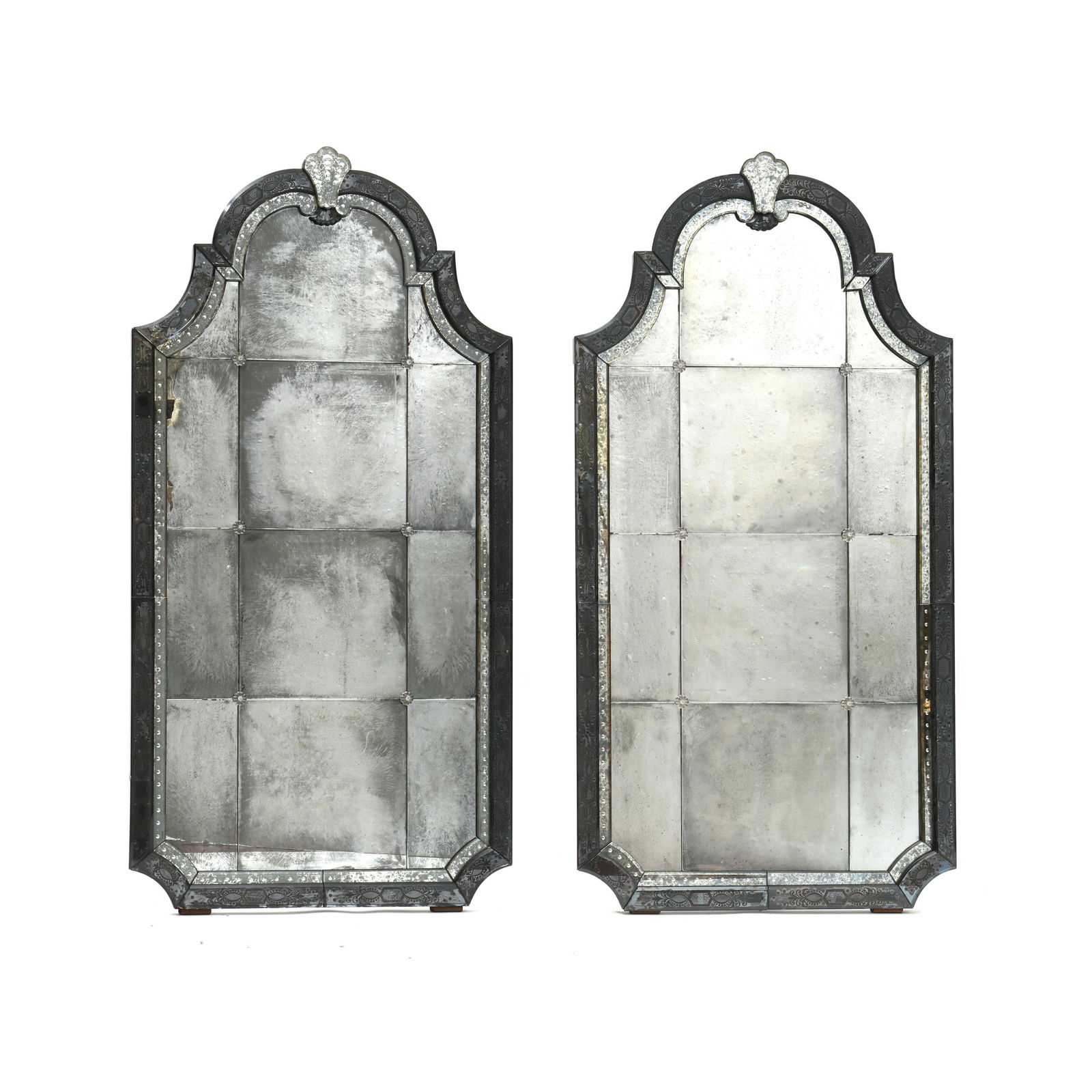 Pair of Large Venetian Parlor Mirrors (1 of 12)