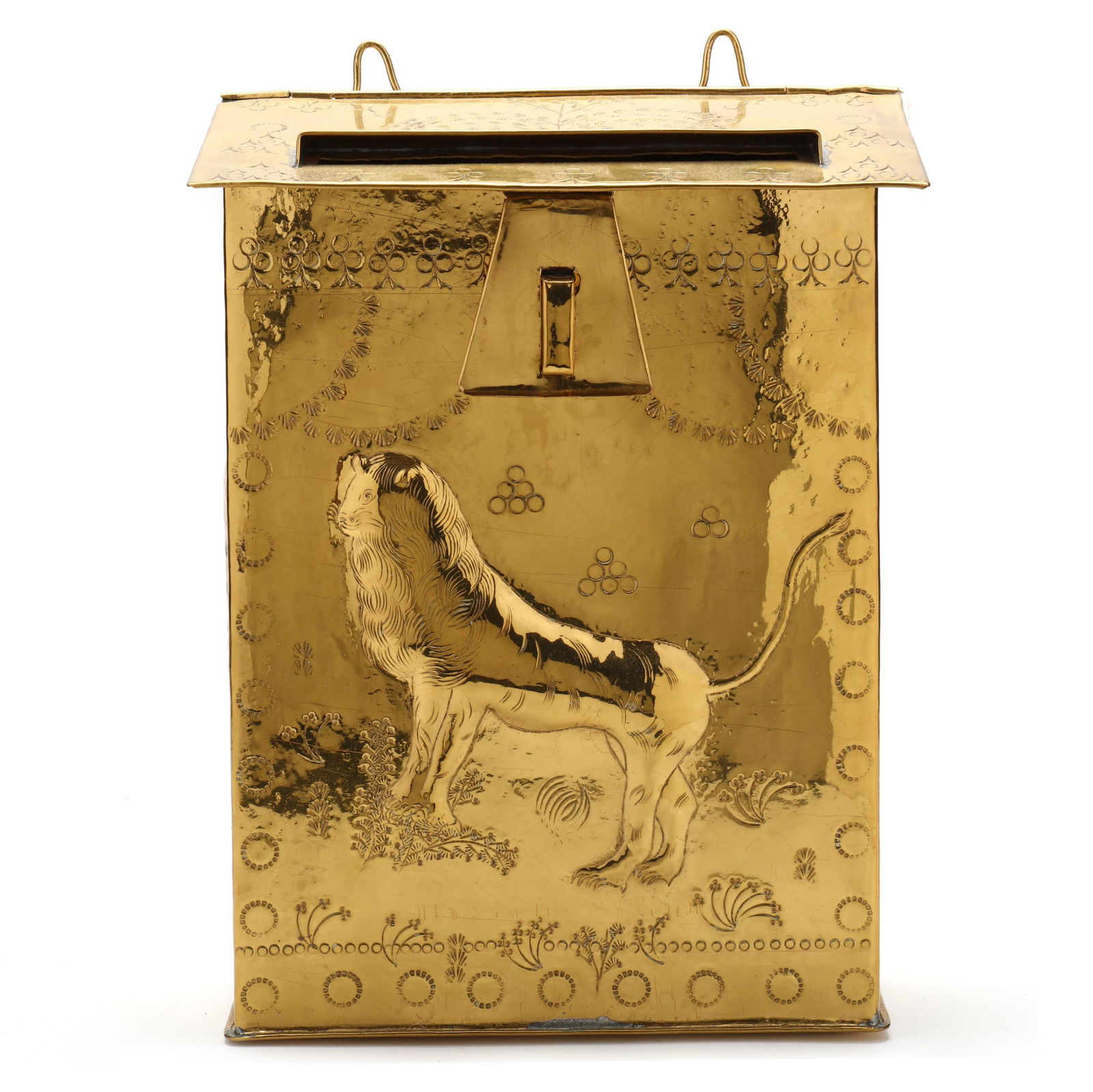 Repousse Brass Mailbox (1 of 5)