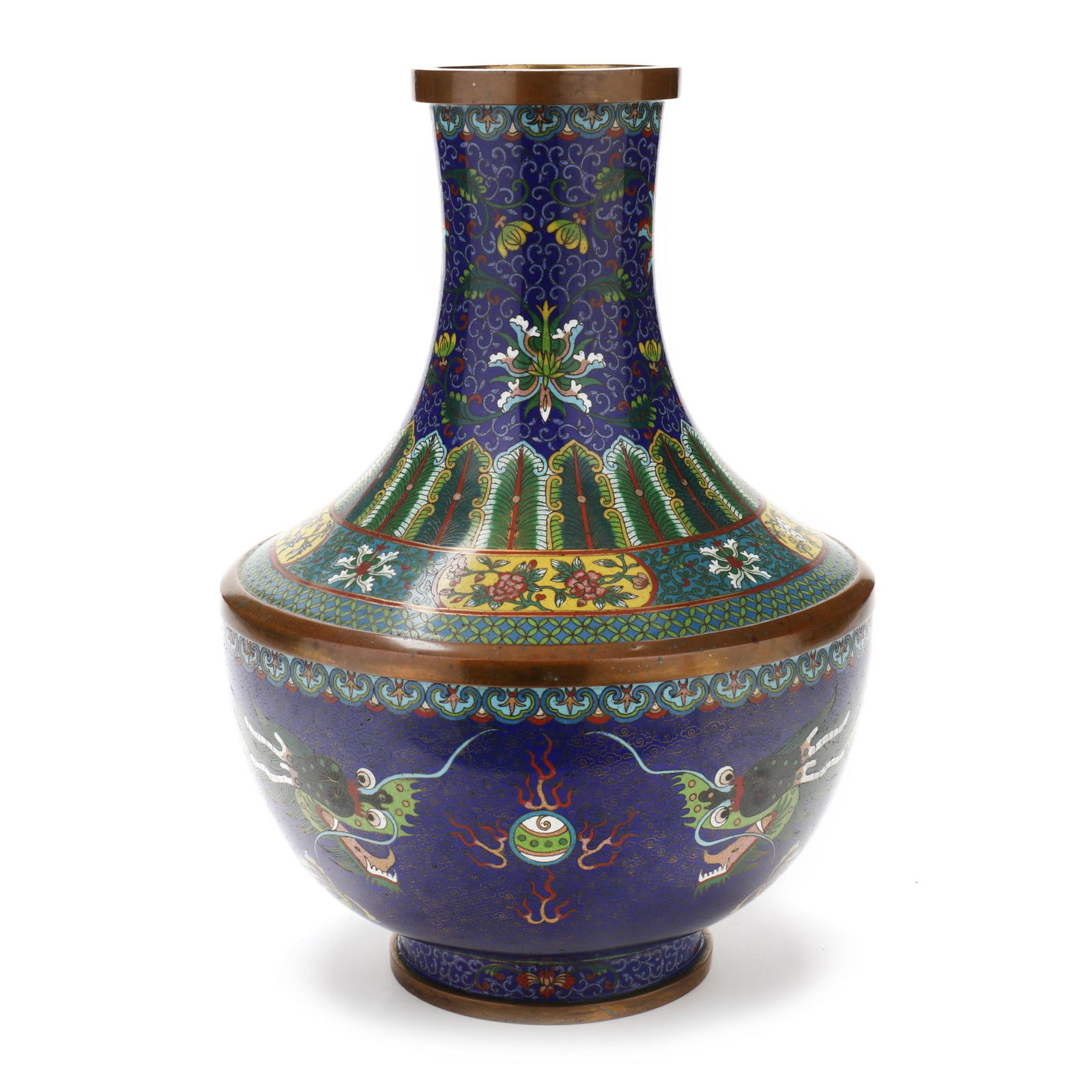 Chinese Cloisonné Dragon Vase (1 of 10)