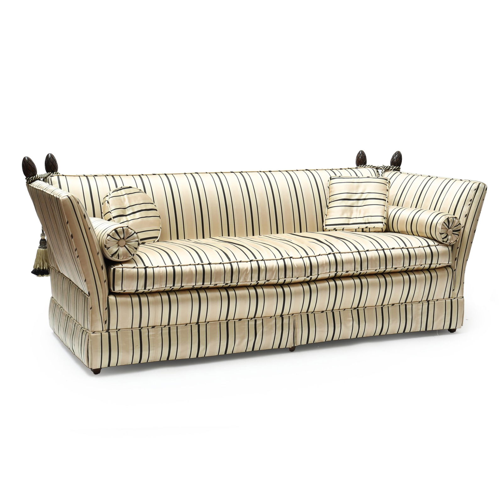 Knole Style Silk Upholstered Sofa (1 of 4)