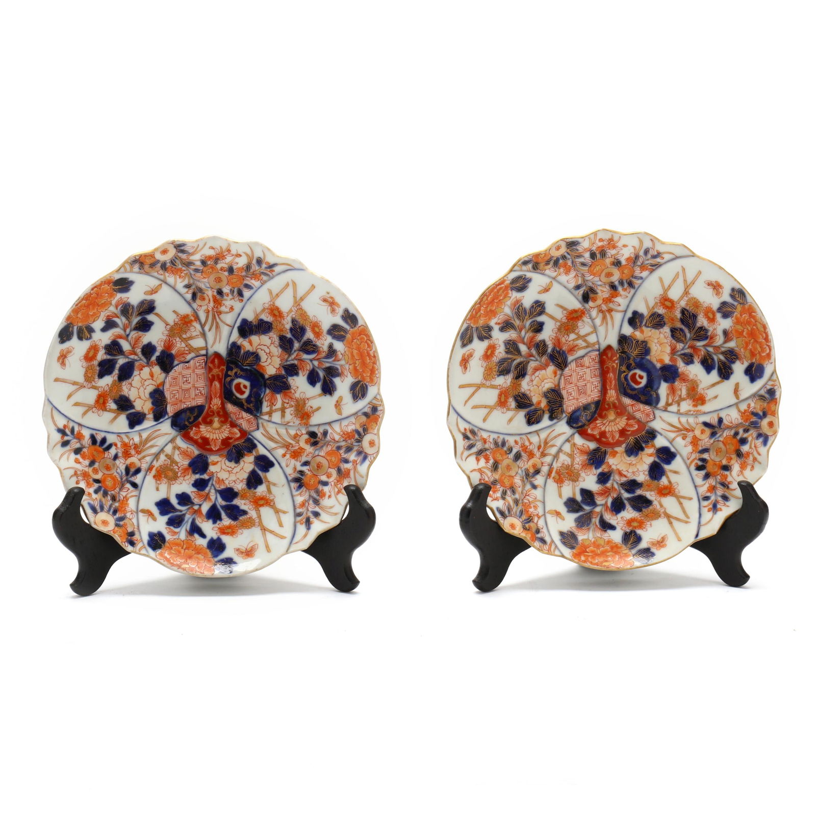 Pair of Japanese Imari Porcelain Plates (1 of 7)