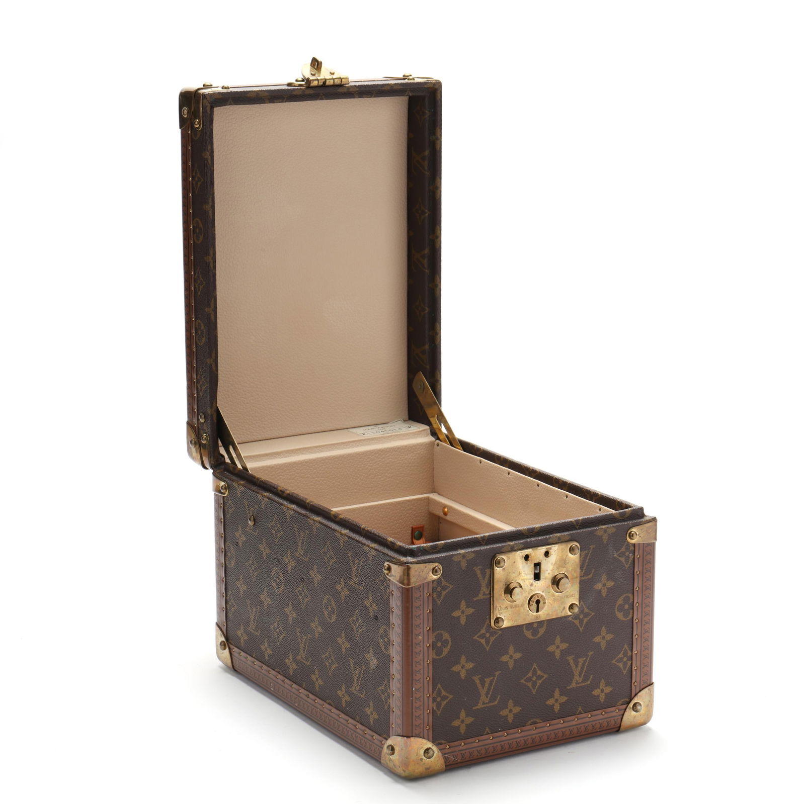 Canvas and Leather  Boite Flacons  Cosmetic Trunk, Louis Vuitton (1 of 11)