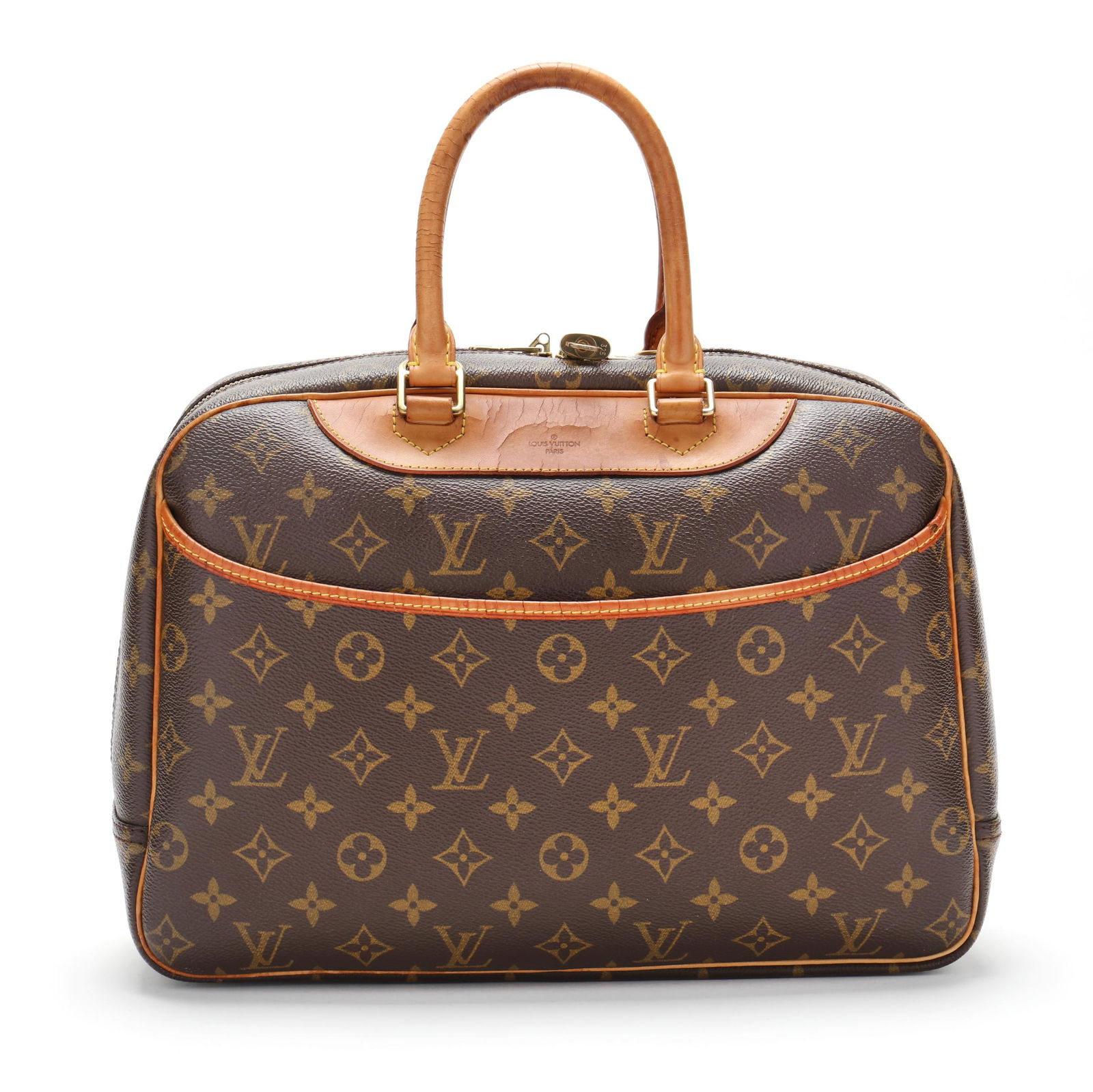 Canvas and Leather  Deauville  Handbag, Louis Vuitton (1 of 16)