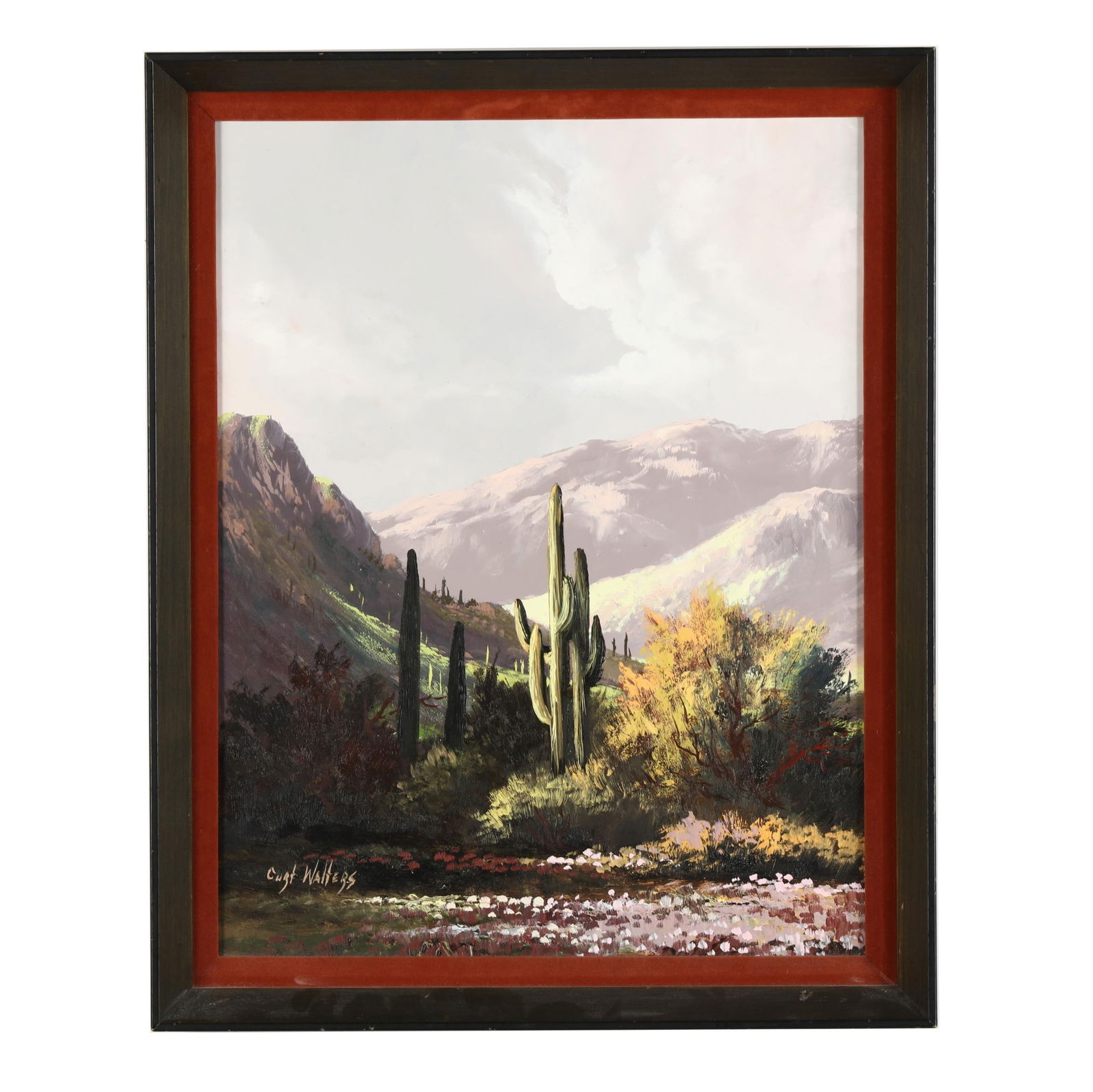 Curt Walters (American, b. 1950),  Saguaro Discovery (1 of 5)