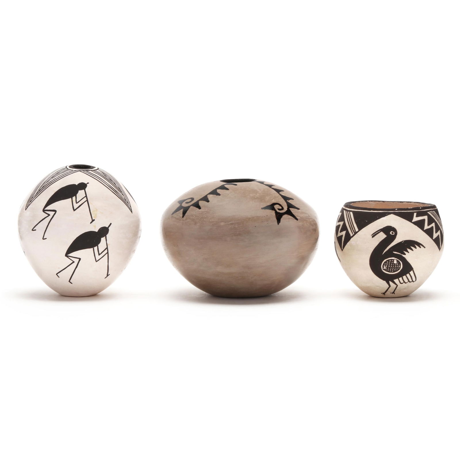 Two Examples of Lucy M. Lewis Pottery and an Unknown Potter's Work (1 of 8)