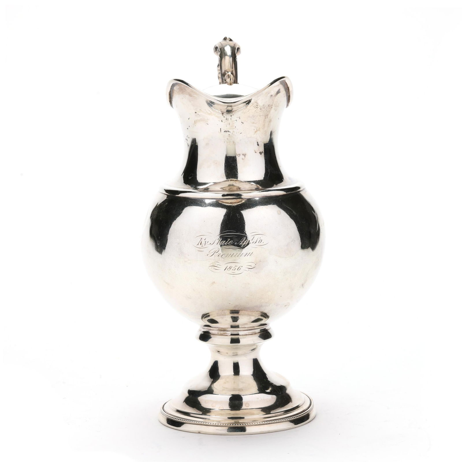 Kentucky Coin Silver Agricultural Ewer, Mark of Kinsey (1 of 7)