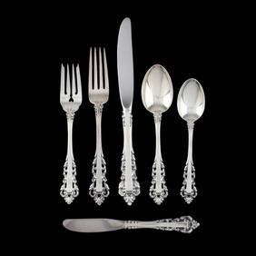 Gorham Medici Sterling Silver Flatware Service for Twelve (1 of 5)