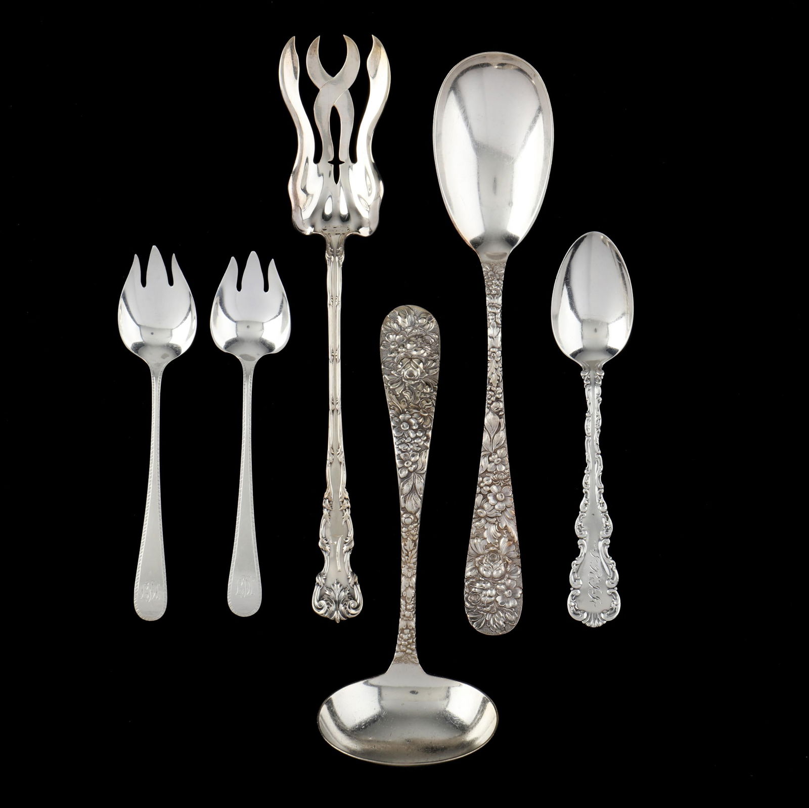 Six Pieces of American Sterling Silver Flatware (1 of 6)