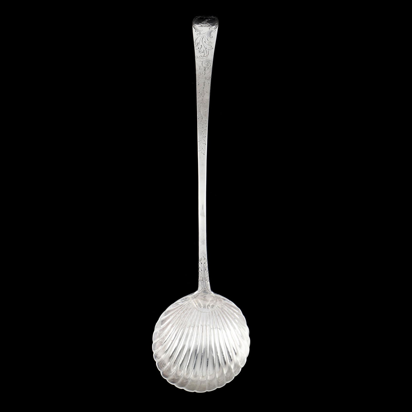George I Irish Silver Soup Ladle (1 of 3)