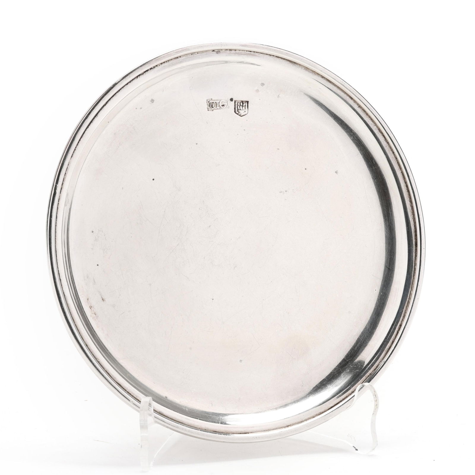 A Rare Irish Republican Silver Tray, Mark of William Egan & Sons (1 of 3)