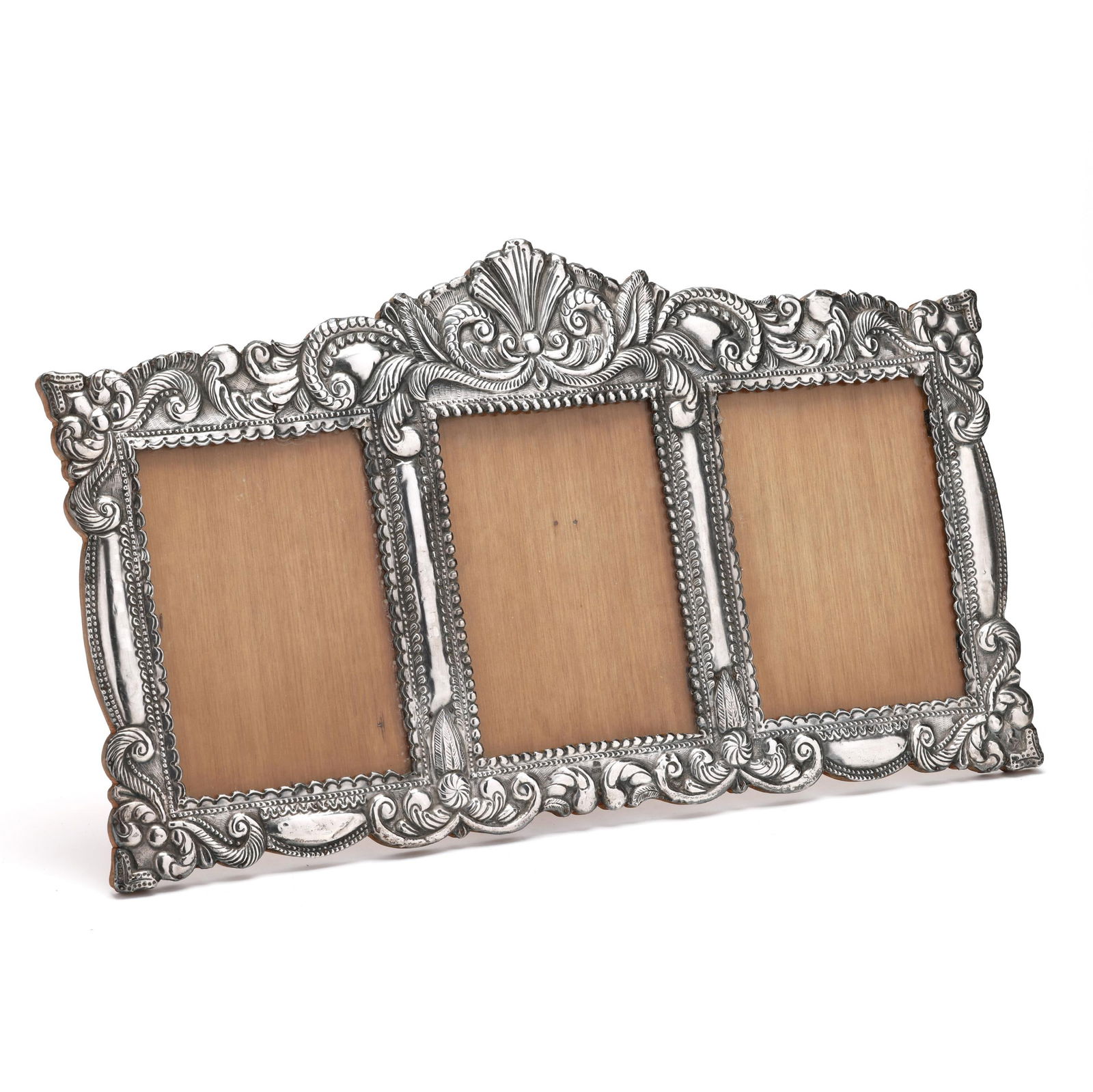 Peruvian Silver Triptych Picture Frame (1 of 4)