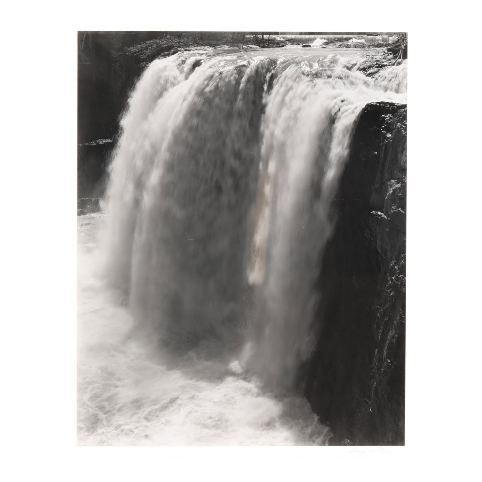 George Tice (American, 1938-2025),  Passaic Falls (1 of 6)