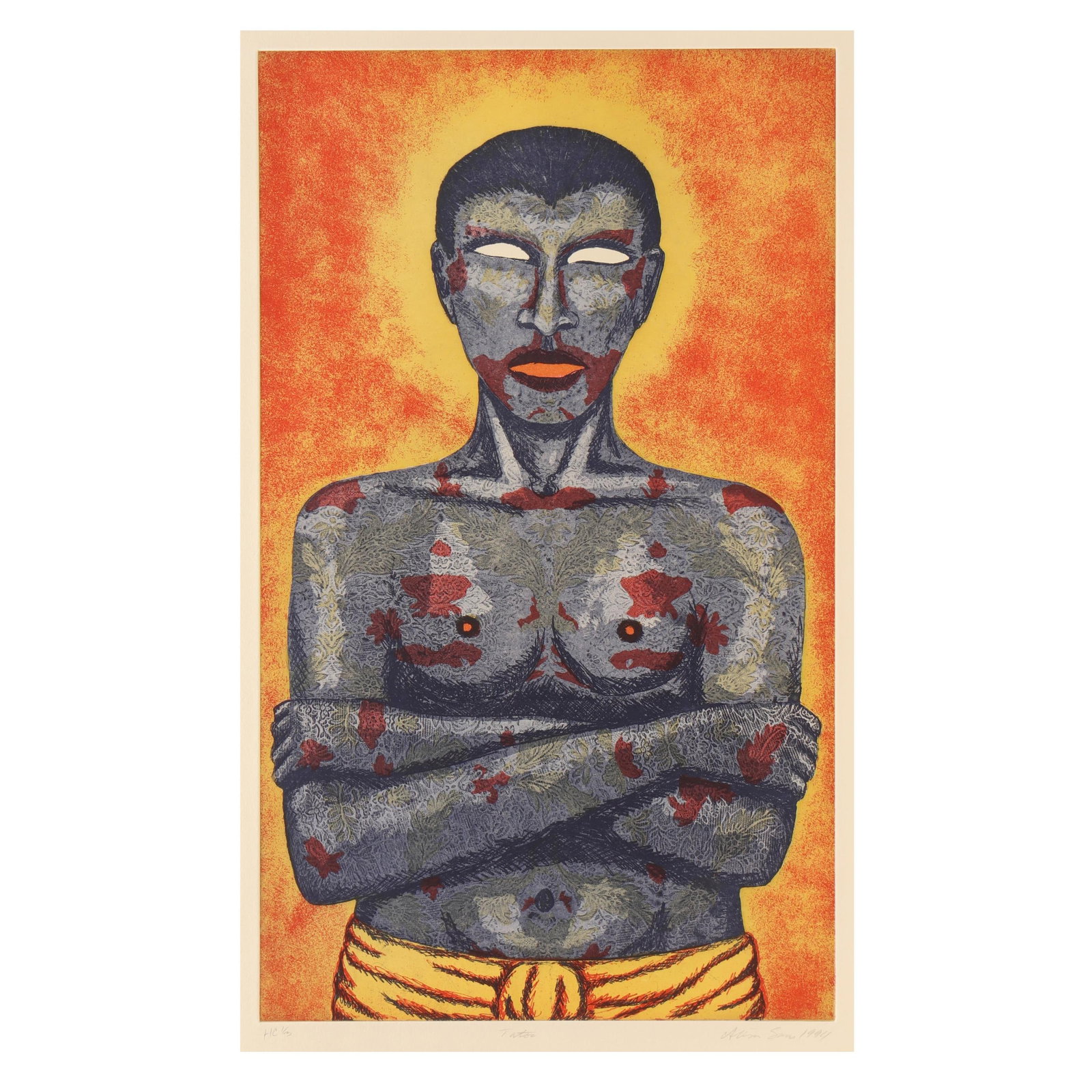 Alison Saar (American, b. 1956),  Tattoo (1 of 8)