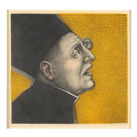 Julie Speed (American, b. 1951), Yellow Leviticus (1 of 7)