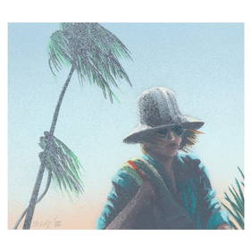 Maud Gatewood (NC, 1934-2004), Woman with Hat (1 of 6)