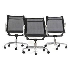 Charles and Ray Eames, Three Aluminum Group Office Chairs (1 of 4)