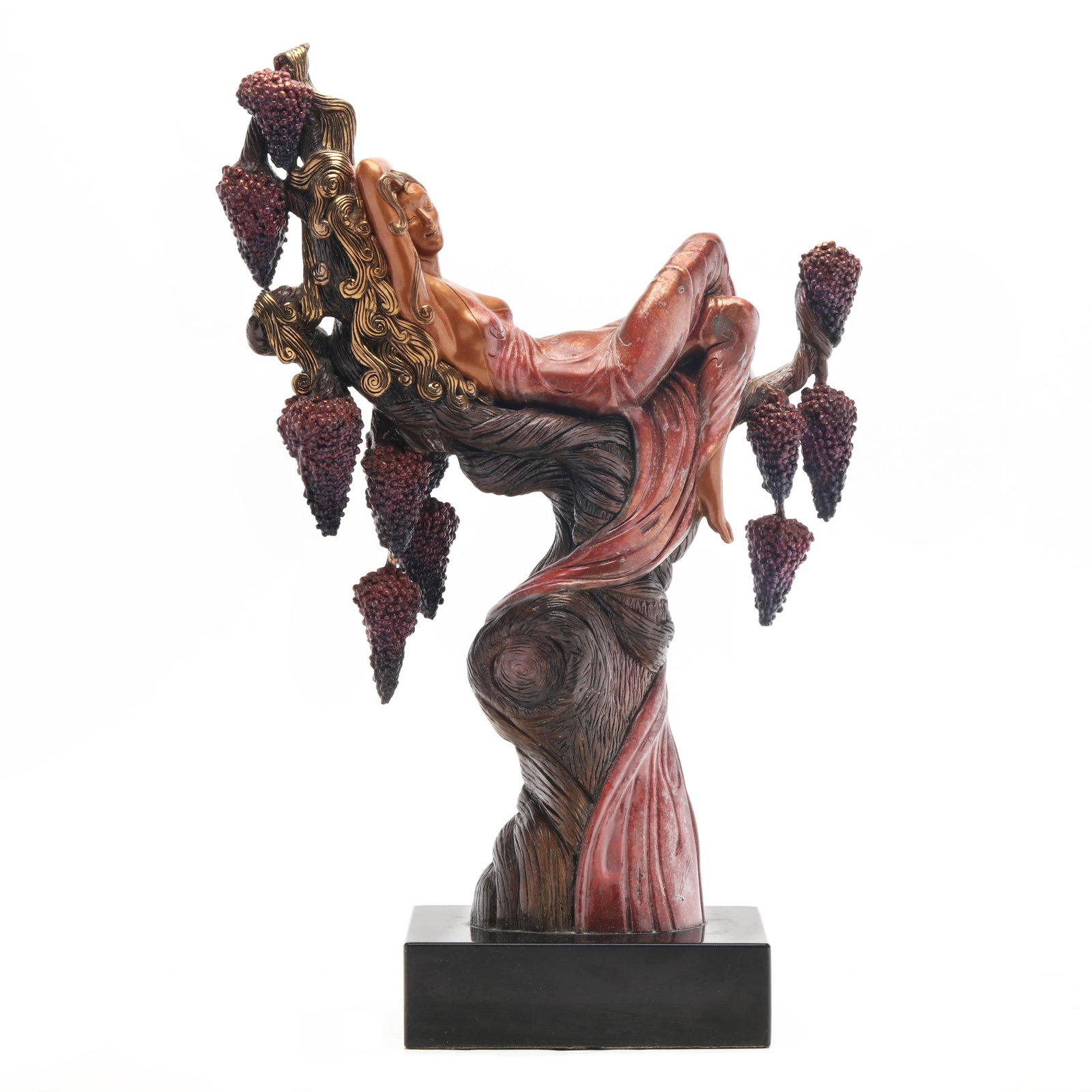 Erte (Romaine de Tirtoff) (Russian-French, 1892-1990), Heat: Erte (Romaine de Tirtoff) (Russian-French, 1892-1990), Heatcold-painted and gilt bronze, signed and numbered edition AP 36/37, impressed publisher mark of Chalk & Vermilion and Sevenarts London, with