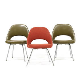 Eero Saarinen (Finnish/American, 1910-1961), Three Executive Side Chairs (1 of 7)