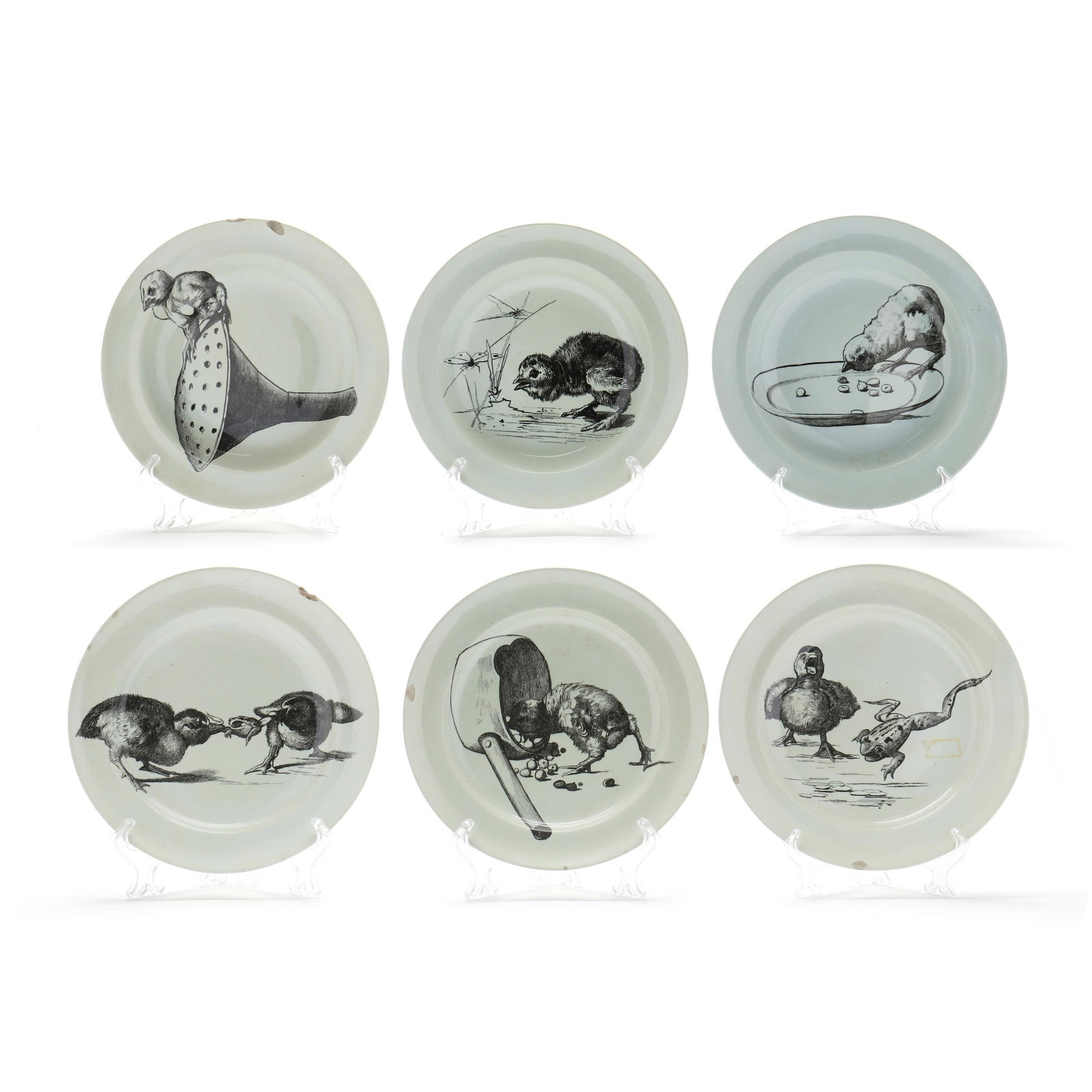 Six Minton Collector Plates, designed by Gustave Léonce (1 of 20)