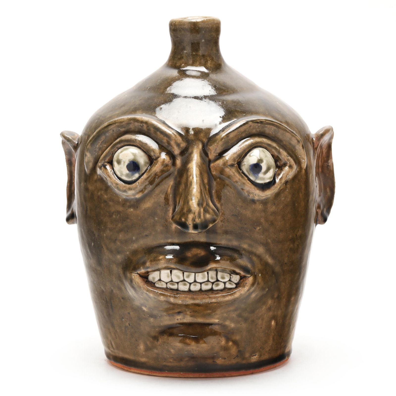 John Meaders (GA, 1916-1999), #72 Face Jug (1 of 6)