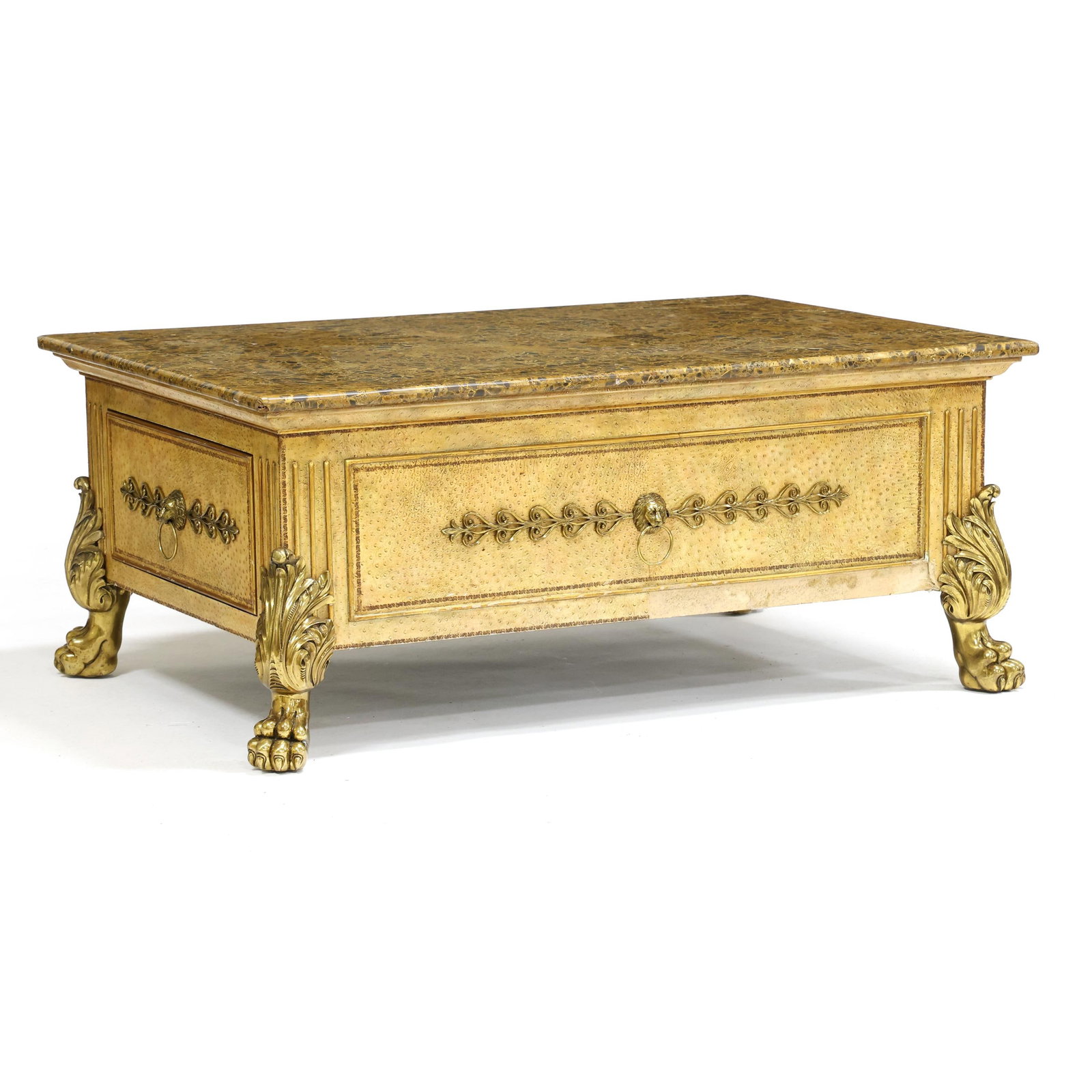 Maitland Smith, Tessellated Stone and Ormolu Coffee Table (1 of 10)