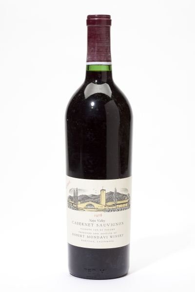 1978 Robert Mondavi, Reserve: Robert Mondavi 1978 5 bottles Reserve 3 into neck, 2bn, 5 original tissue Removed from a large subterranean wine cellar of an avid Buffalo, New York wine collector and wine educator.