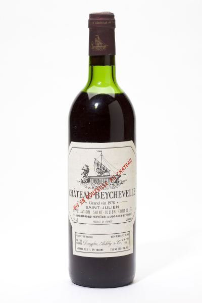 1973, 1974 & 1978 Beychevelle: 1973, 1974 & 1978 BeychevelleVintage 1973, St. Julien, 1hs, 1htms, 2lbsl, 1ssos (2)Vintage 1974, St. Julien, 2hs, 1htms, 3lbsl (3)Vintage 1978, St. Julien, hs, lbsl (1)6 total bottles