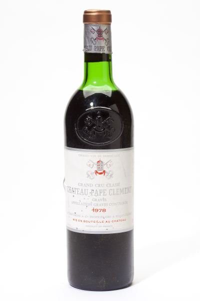 1978 Chateau Pape Clement: Chateau Pape Clement 1978 6 bottles Graves 1ts, 5hs, 6lbsl Removed from a large subterranean wine cellar of an avid Buffalo, New York wine collector and wine educator.