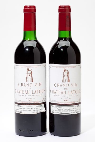 1983 Chateau Latour: Chateau Latour "A solid, firm wine with a tannin structure that is softening. Aromas of chocolate, ripe fruit and meat. Full-bodied, with loads of fruit and tannins and a long, long finish. Thick and 