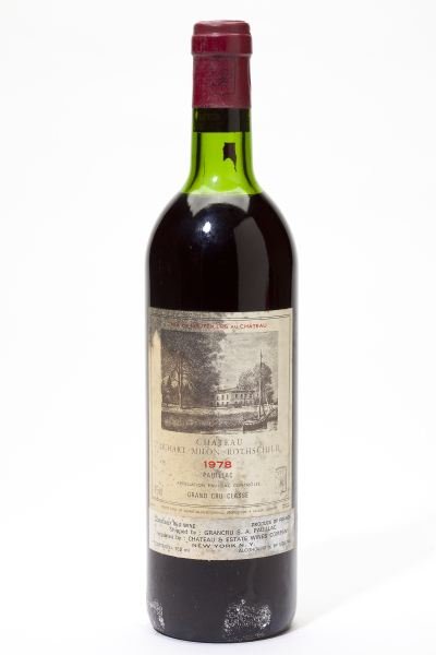 1978 Chateau Duhart-Milon: Chateau Duhart-Milon 1978 11 bottles Pauillac 1vts, 6ts, 4hs, 8lbsl, 3bsl, 1scc Removed from a large subterranean wine cellar of an avid Buffalo, New York wine collector and wine educator.