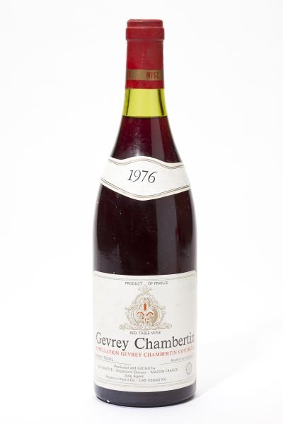 1976 Gevrey Chambertin: Gevrey Chambertin 1976 3 bottles Negociant Eleveur 3cm or better, lbsl Removed from a large subterranean wine cellar of an avid Buffalo, New York wine collector and wine educator.