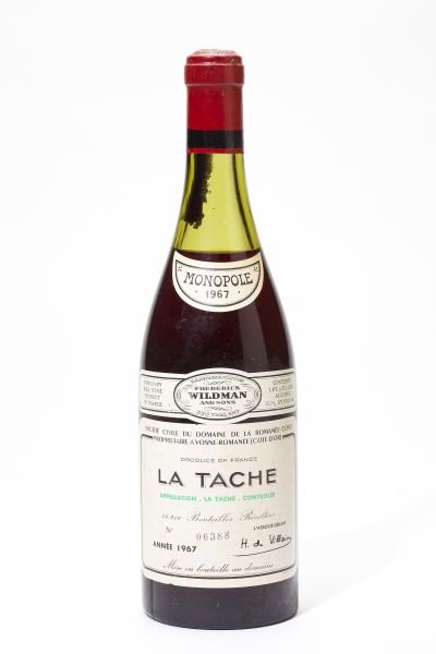 1967 La Tache, Domaine de la Romanee Conti: La Tache 1967 1 bottle Domaine de la Romanee Conti 5cm, lbsl