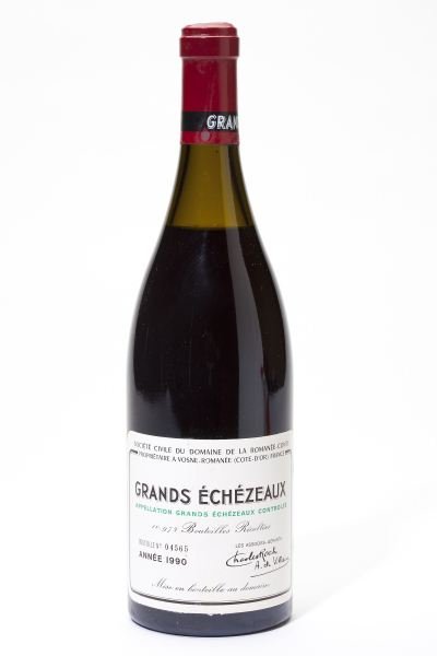 1990 Grands Echezeaux, Domaine de la Romanee Conti: Grands Echezeaux 1990 1 bottle Domaine de la Romanee Conti 4cm, ssos