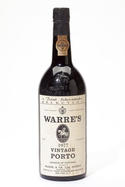 1977 Warre's Vintage Port: Warre's Vintage Port 1977 6 bottles 2 into neck, 3bn, 1hs Removed from a large subterranean wine cellar of an avid Buffalo, New York wine collector and wine educator.