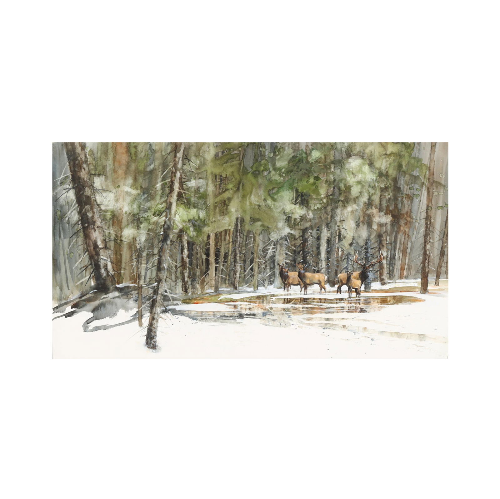 Morten Solberg (American, 1935-2022),  Danger is Always Near (1 of 7)