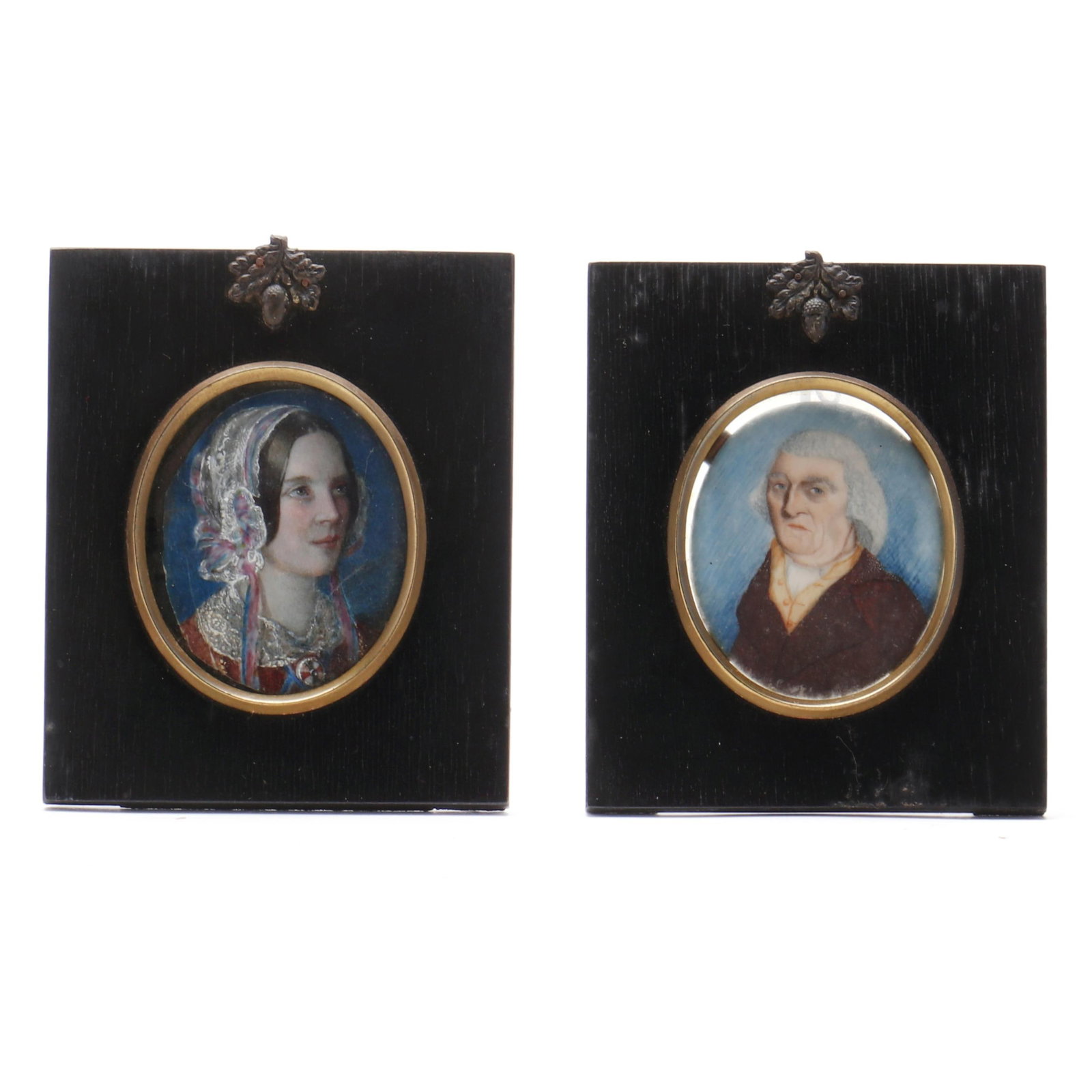 Two 19th Century Miniature Portraits (1 of 5)