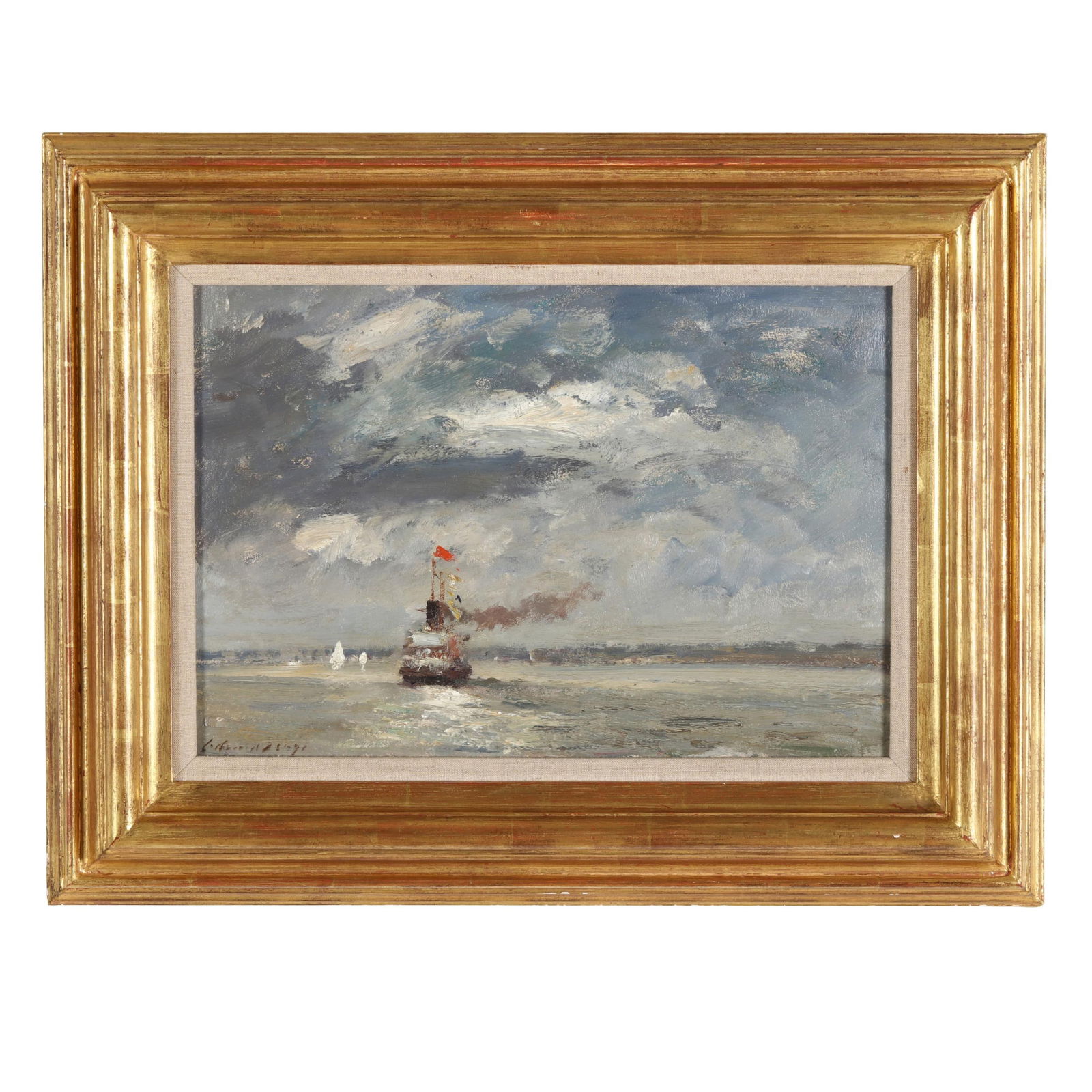 Edward Brian Seago (British, 1910-1974),  The Pleasure Steamer, Breydon Water (1 of 7)