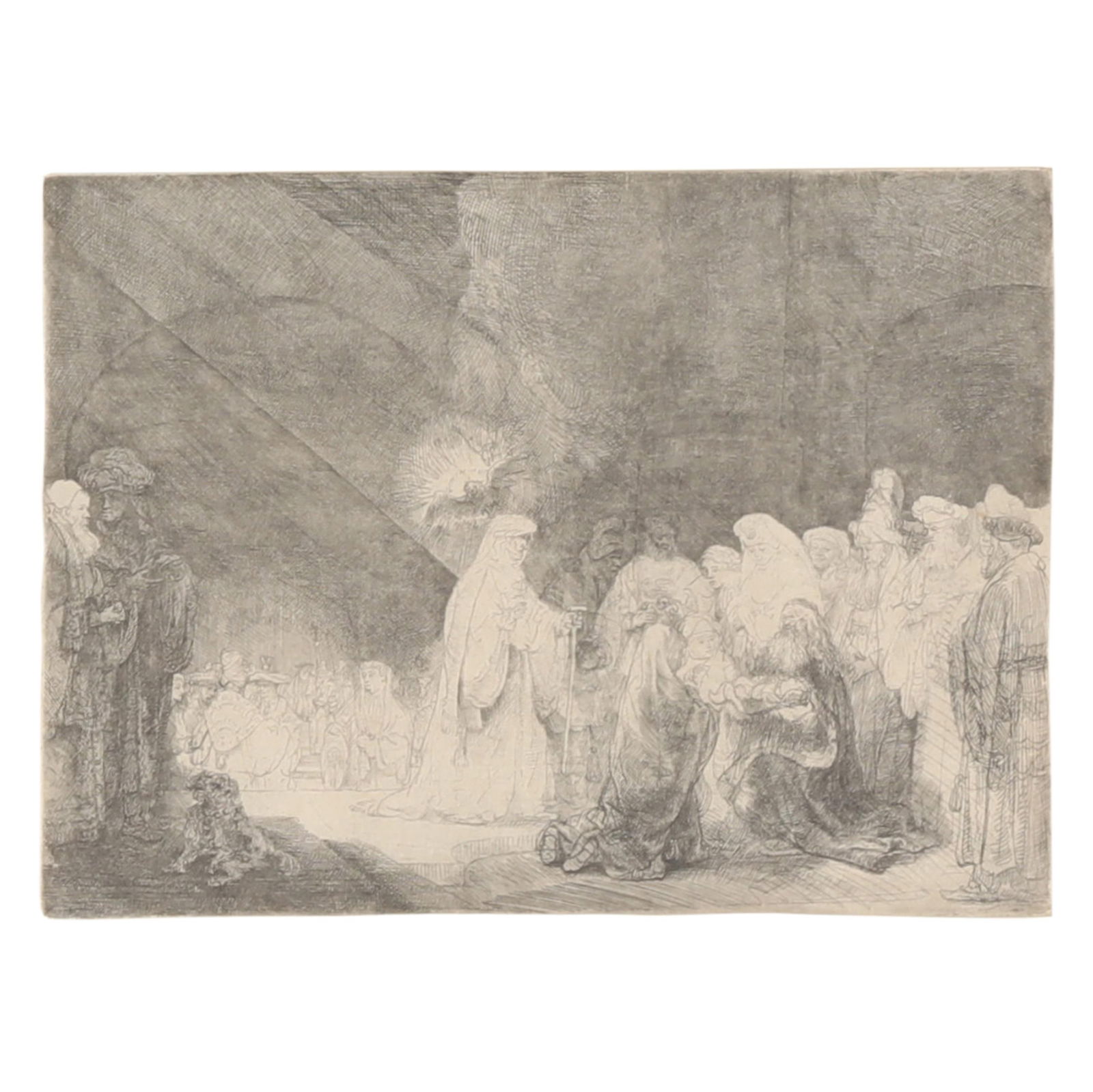 Rembrandt Van Rijn (Dutch, 1606-1669),  The Presentation in the Temple (1 of 6)