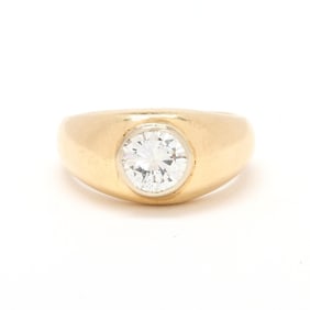 Gold and Diamond Ring