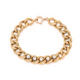 Gold and Diamond Bracelet