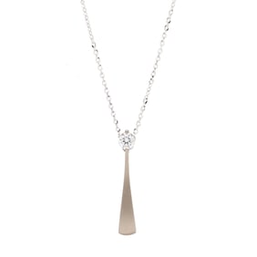 White Gold and Diamond Pendant Necklace, Jewelsmith