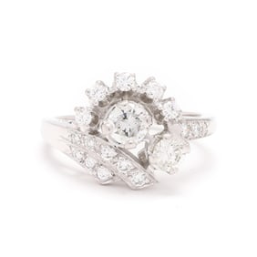 White Gold and Diamond Ring