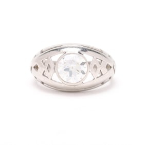 Platinum and Diamond Ring
