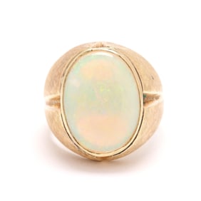 Gold and Opal Ring