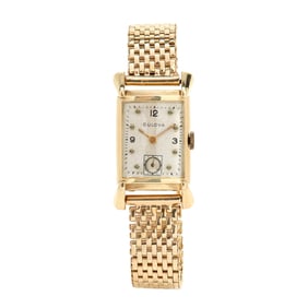 Vintage Gold Watch, Bulova