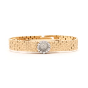 Lady's Vintage Gold and Diamond Watch, Baume & Mercier