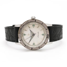 Vintage Stainless Steel Sea Wolf Watch, Zodiac