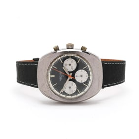 Vintage Stainless Steel Chronograph Watch, Waltham